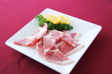 Raw pork