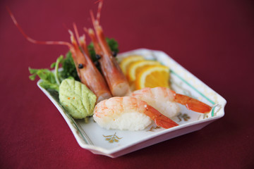 Shrimp sushi