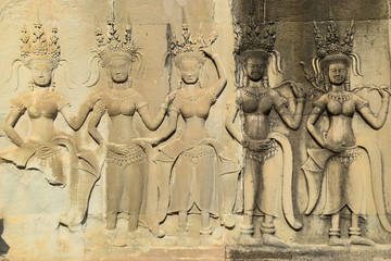 Tänzerinnen in Angkor Wat