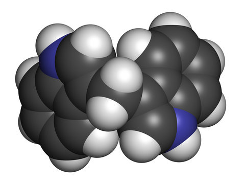 Hydroxycitric acid  (HCA, hydroxycitrate) molecule. 