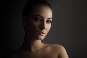 a young girl with delicious lips