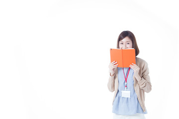 オフィスカジュアルID(白バック)