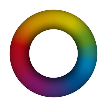 Torus Ring Rainbow Colors