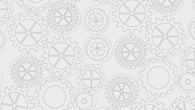 Industry wheel background, Video animation, HD 1080