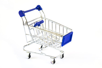 Isolated shopping cart