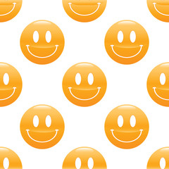 Wide smiling emoticon pattern
