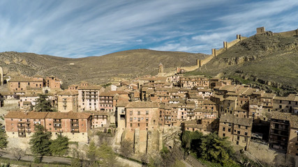 Fototapeta na wymiar Medieval town in Aragon. Albarracin, Teruel