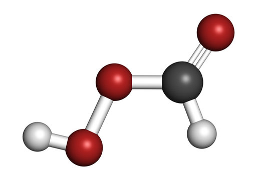 Performic acid (PFA) disinfectant molecule. Used as disinfectant