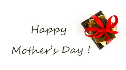 Happy mother's day with chocolate
