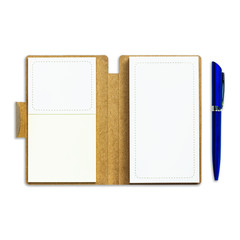 Various of note paper with recycled paper cover and pen(with cli