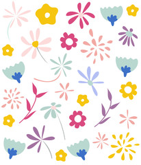 Seamless floral pattern, wallpaper