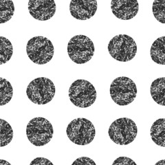 Seamless pattern made with scratched circles. 