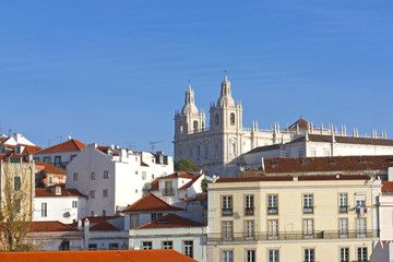 Fototapeta na wymiar Lisbon, view to Alfama.