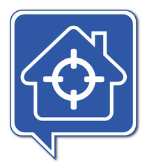 Logo maison et localisation.