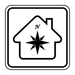 Logo maison et orientation.