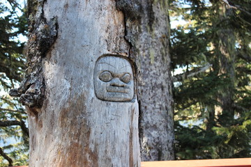 Totem of Alaska