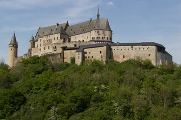 Fototapeta na wymiar Vianden Castle, Luxembourg