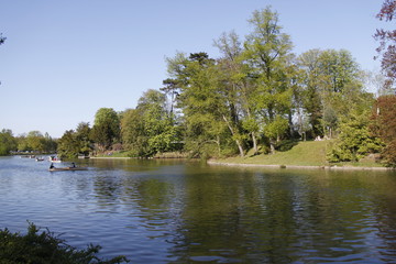 Lac Inférieur du Bois de Boulogne à Paris	