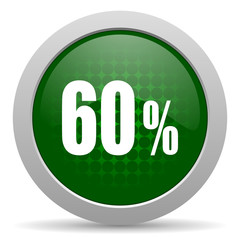 60 percent icon sale sign