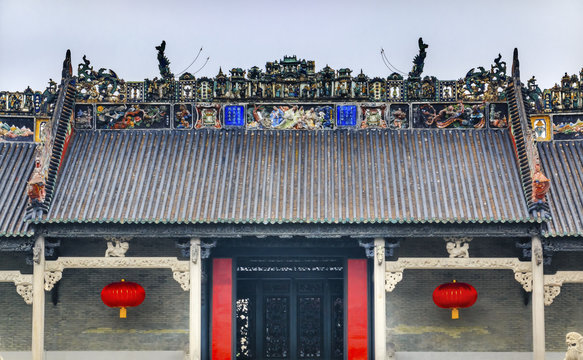 Entrance Chen Ancestral Taoist Temple Guangzhou China