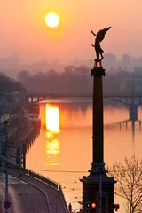 Fotobehang Moldau river, Lesser town, Prague (UNESCO), Czech republic © Michaela Jílková
