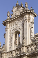 Fototapeta na wymiar Particolare Duomo di Lecce