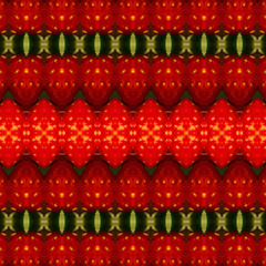 strawberry pattern background