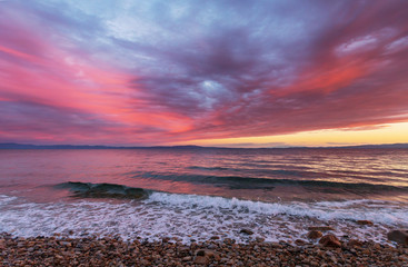 Obraz premium Sea sunset