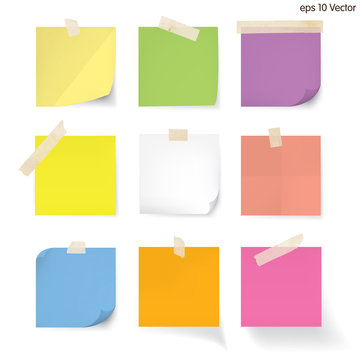 blank note paper set