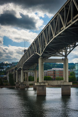 The Marquam Bridge over the Williamette River, in Portland, Oreg