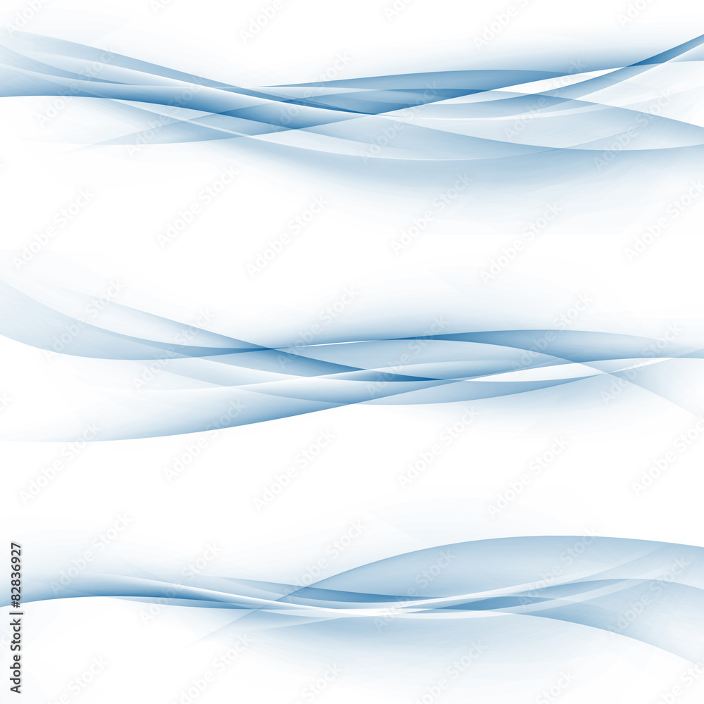 Canvas Prints blue swoosh speed abstract modern web divider set