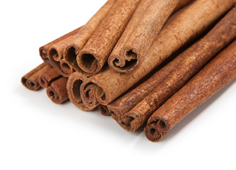 Cinnamon isolated on a white background
