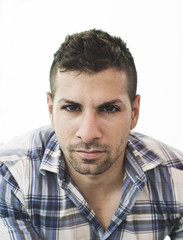 Obraz premium Young attractive man portrait with natural light