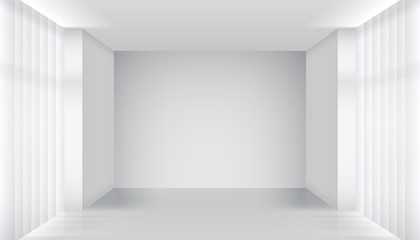 White empty room interior