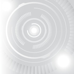 gray circle technology background