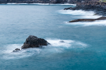 Rocky coastline of Los Gigantes, Tenerife