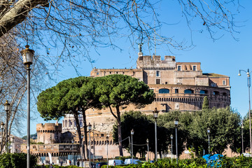 Panele Szklane Podświetlane  Włochy, Rzym, Castel Sant& 39 Angelo
