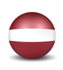 Obraz premium Latvia Flag