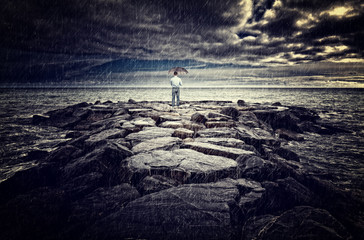 lonely man