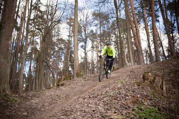 Obraz premium motion cyclist