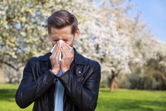 Allergie, Mann, Frühling