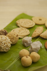 Traditional Ceremonial Indian Sweets and Snacks from India
