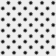 Abstract geometric monochrome pattern minimalistic, stars