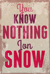 Vintage typography vector illustration with grunge effects. 