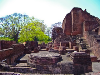 Nalanda University ruins, India
