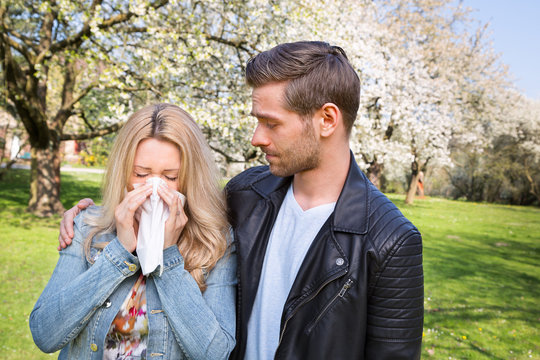 Allergie, Paar, Frühling