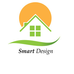 Green House logo with sun