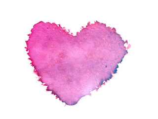 Naklejka na ściany i meble painted heart symbol of love