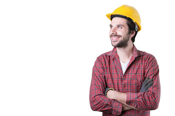 beautiful bearded man worker