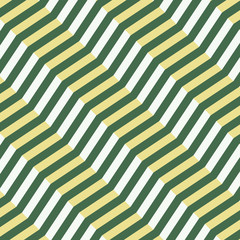 retro geometric diagonal zigzag seamless pattern - vector